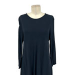 Max Mara S'  Navy Blue 3/4 Sleeve Classic A-Line‎ Shift Dress Size US 12 Photo 1