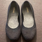 Allbirds Tree Breezers Flats 6.5 Natural Black / Stormy Gray Knit Ballet Flats Photo 0