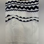 Vineyard Vines Strapless Scalloped & Ric Rac Navy and White Cotton Dress size 4 Photo 6