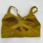 Athleta  Advanced Sports Bra "Oxidized Yellow" Bright Citron green plus size 34DD Photo 3