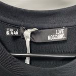 Love moschino NEW Multicolor Ombre Heart Print Mini T-Shirt Dress Black Sz 4 Photo 4