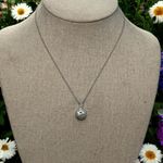 Premiere Designs Laura Rhodium CZ Pendant Necklace Photo 0