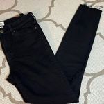 J.Crew lookout high rise skinny distressed knee black jeans, 29T Photo 0