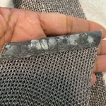 Banana Republic 90s  Wide Mesh Belt; OO ring buckle, dark silver tone chic style Photo 3