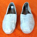 Toms  8.5 Silver Glitter Shoes Photo 0