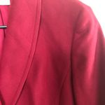 Pendleton Womens Short Jacket 100% Virgin Wool Size 6 Dark Red Made In U.S.A Photo 5