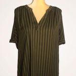 Worthington Career Lightweight  Olive Green Career Blouse Large Photo 0