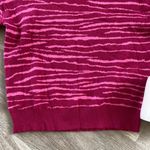 Free Press Pink Zebra Print Long Sleeve Sweater Size XS Photo 5