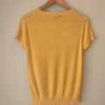 Vintage World Republic Soft Butter Buttery Yellow Rayon Blend Sweater Large L Photo 2