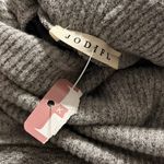 JODIFL  small women's gray turtleneck split side lightweight Photo 3