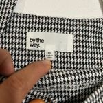 by the way. Houndstooth Crop Top Black White Size XS Photo 2