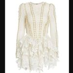 Zimmermann NWT. $3750 Zimmerman Runway Coaster Corset Laced Mini Dress ZM 3, US 10 white Photo 1