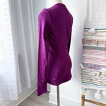 Lululemon Kanto Catch Me Long Sleeve Kanto Stripe Regal Plum Naval Blue Size 4 Photo 3