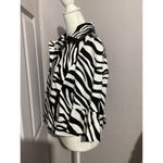 Sandro Sportswear Zebra Wide Sleeve Short Blazer Button Up Photo 4