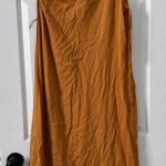 Antonio Melani  One Shoulder Tank Top Amber Orange XS Adjustable Tie Photo 0