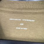 Universal Standard V-Rex T-Shirt Olive Green Tee Top Size 4XS / 00-0 New Photo 4