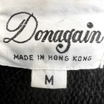 Vintage Donagain Sequin Silk Sweater M Long Sleeve Rabbit Hair Blingy Sparkle Black Size M Photo 2