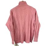 New J.ING Chunky Cable Knit Turtleneck Pink Pullover Sweater Honkai Cosplay F Size undefined Photo 10