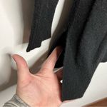 Hayden 100% cashmere back zip long sleeve sweater black size XS Photo 2