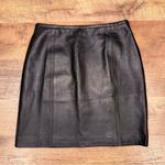 Amanda Smith Vintage 100% Sheep Napa Leather Lined Skirt in Excellent Condition Photo 1