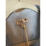 Mille Camilla Shirt Dress in Oxford Stripe NWT Sz. M Blue Size M Photo 2