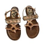 Baretraps  Mollie sandals SIZE 7.5 BEADED BROWN TAN NEUTRAL Photo 1