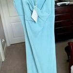 See You Monday  turquoise long dress Size: M Photo 0