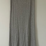 HATCH The Long Body Tank Dress Sleeveless Ribbed Grey Melange 1 Small Gray Size undefined Photo 0