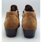 X-Appeal Ladies Brown Zip Up Stewart Booties Boots Size 8 Block Heel Faux Suede Photo 8
