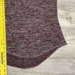 a.n.a . Wine Red & Silver Lightweight Knit Short Cuffed Sleeve Scoop Neck Top M Photo 7