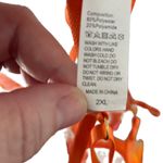 Lacy floral appliqué bra Orange Size 2X Photo 4