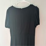 Loft NWT  Puff Sleeve Flounce Drop Waist Stretch Dress D2 Photo 5