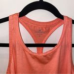 Athleta Shadow Stripe Racerback Peach Light Orange Tank Top Shirt Size Small Photo 2