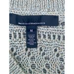 White House | Black Market WHBM Summer Sweater Crochet Sage M Photo 5
