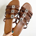 Brighton  Brown Strappy Sandals Size 10 Photo 0