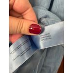 Motherhood Maternity  Chambray Button Down Shirt Blue Long Sleeve Women's XS Photo 4