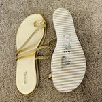 Michael Kors LETTY ICONIC MK LOGO TOE RING SEXY POOL SLIDES SANDALS Photo 4