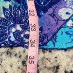 DKNY Sarong Swimsuit Cover Up Floral Mesh Blue Purple One Size Photo 3