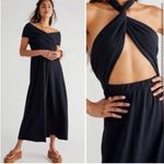 Free People beach convertible maxi dress black womens size XS Photo 1