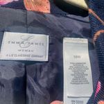 Emma James  Floral Button Down Shacket Navy Pink | 18 Photo 1