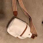 Altar'd State White Faux Leather Sling Bag Photo 0