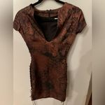 House Of CB  DAPHNE LACE UP MINI DRESS XS Photo 6