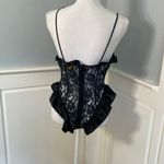Victoria's Secret Vintage Gold Label Satin & Lace Teddy Bodysuit XS/S Photo 6