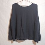 Fresh Produce  Charcoal Gray Oversized Long Sleeve Sweatshirt  Casual Sz Xs/S Photo 7