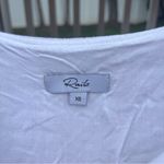 Rails  White Linen Tiered Sandy Dress Size XS Ruffled Hem Vacation Photo 3