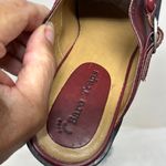 Baretraps Burgundy Leather Mules with Chunky Sole Photo 10
