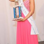 Camille La Vie  Pink Rhinestone Formal Gown Photo 9