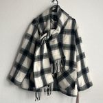 AQUA  Scarf Collar Coat in Black/White, Size XL NEW w/Tag Retail $178 Photo 4