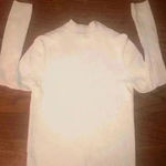 Talbots Ribbed Mock Neck Gold Studs long sleeve pullover Size Medium PRISTINE! Photo 5