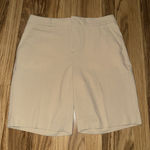 Banana Republic  Shorts Womens Sz 8‎ Beige Bermuda Dress Photo 0